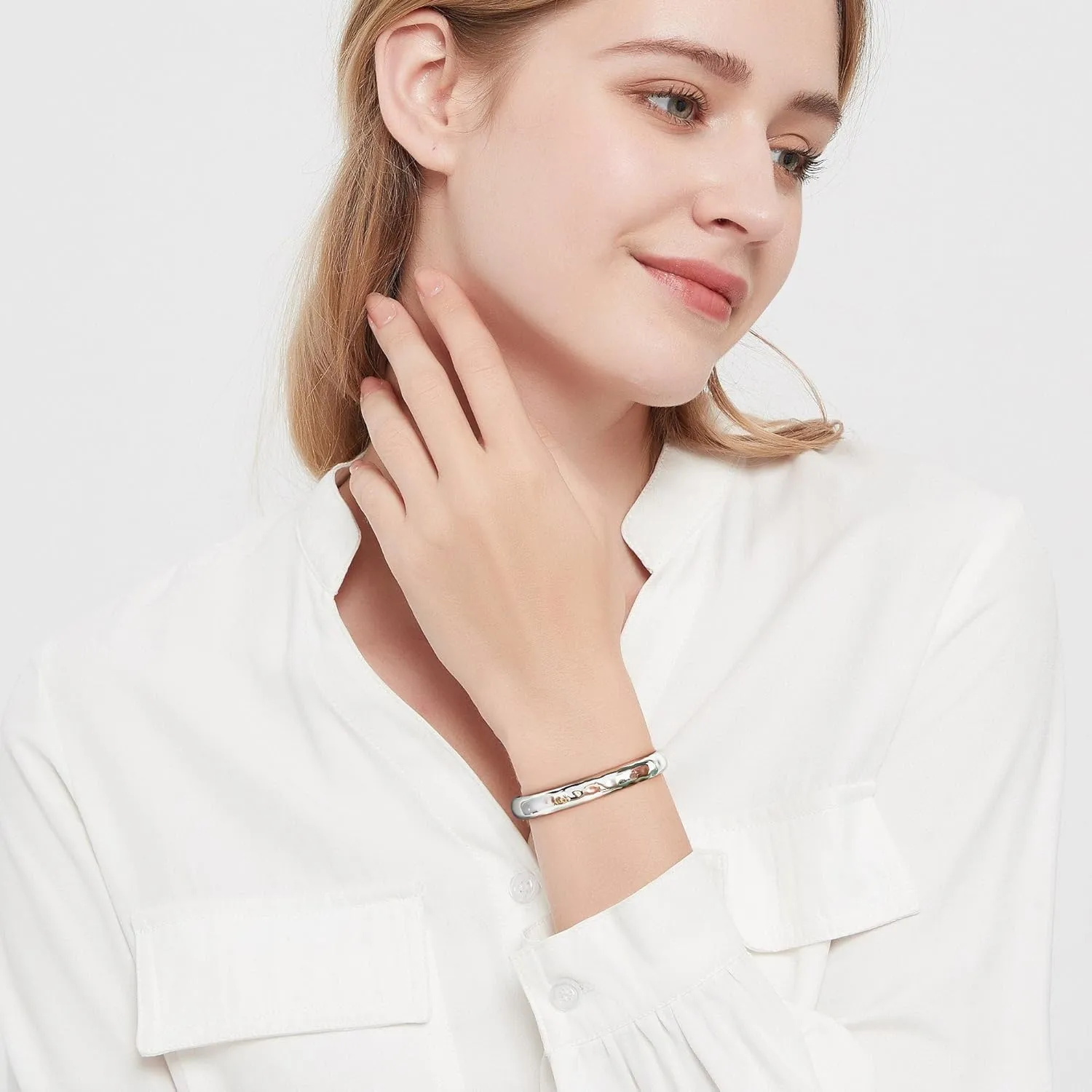 14K Gold Bracelets for Women Adjustable Slider Bracelet Bangle Bracelets for Women Gold Chain Bracelet