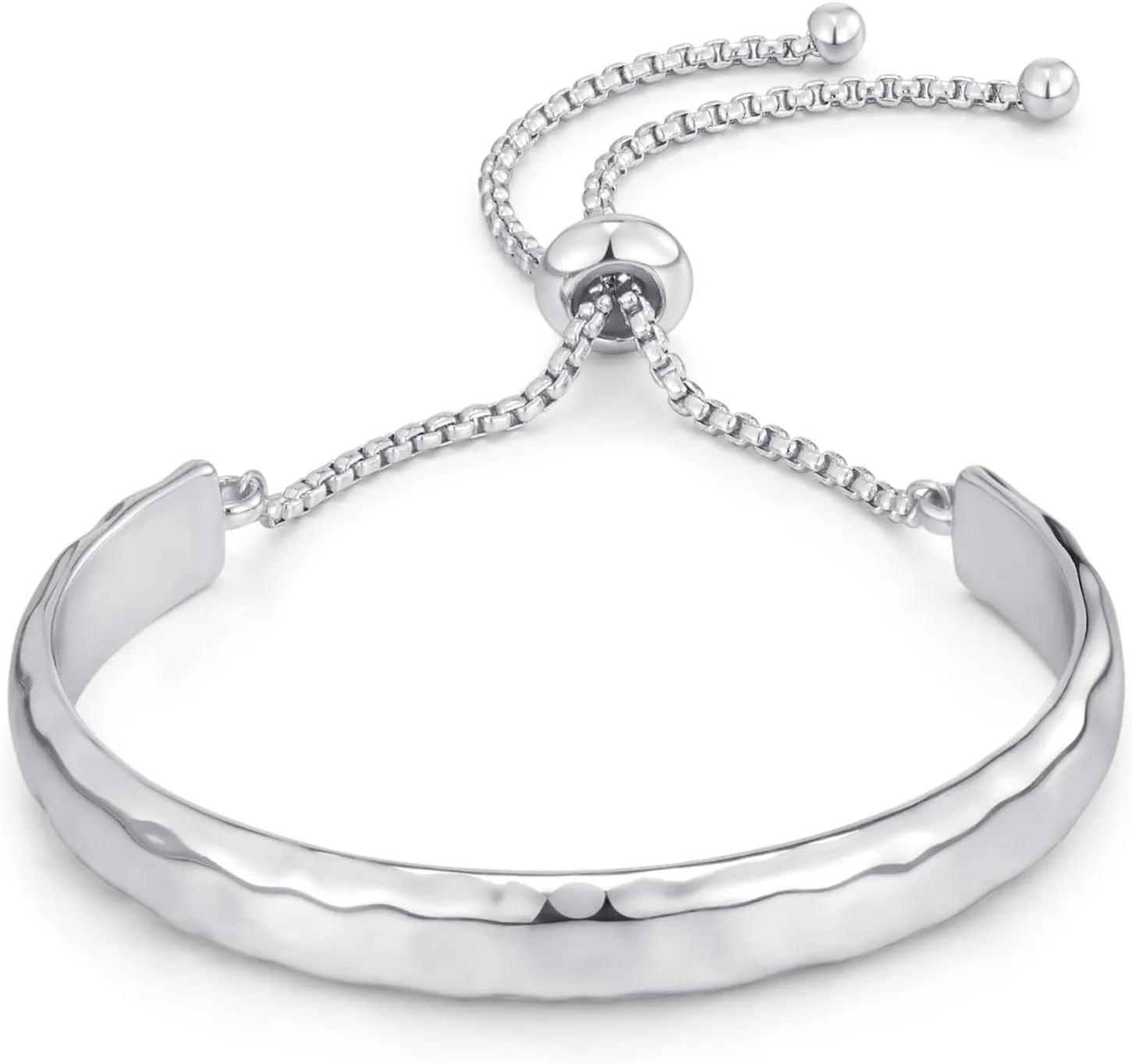 14K Gold Bracelets for Women Adjustable Slider Bracelet Bangle Bracelets for Women Gold Chain Bracelet