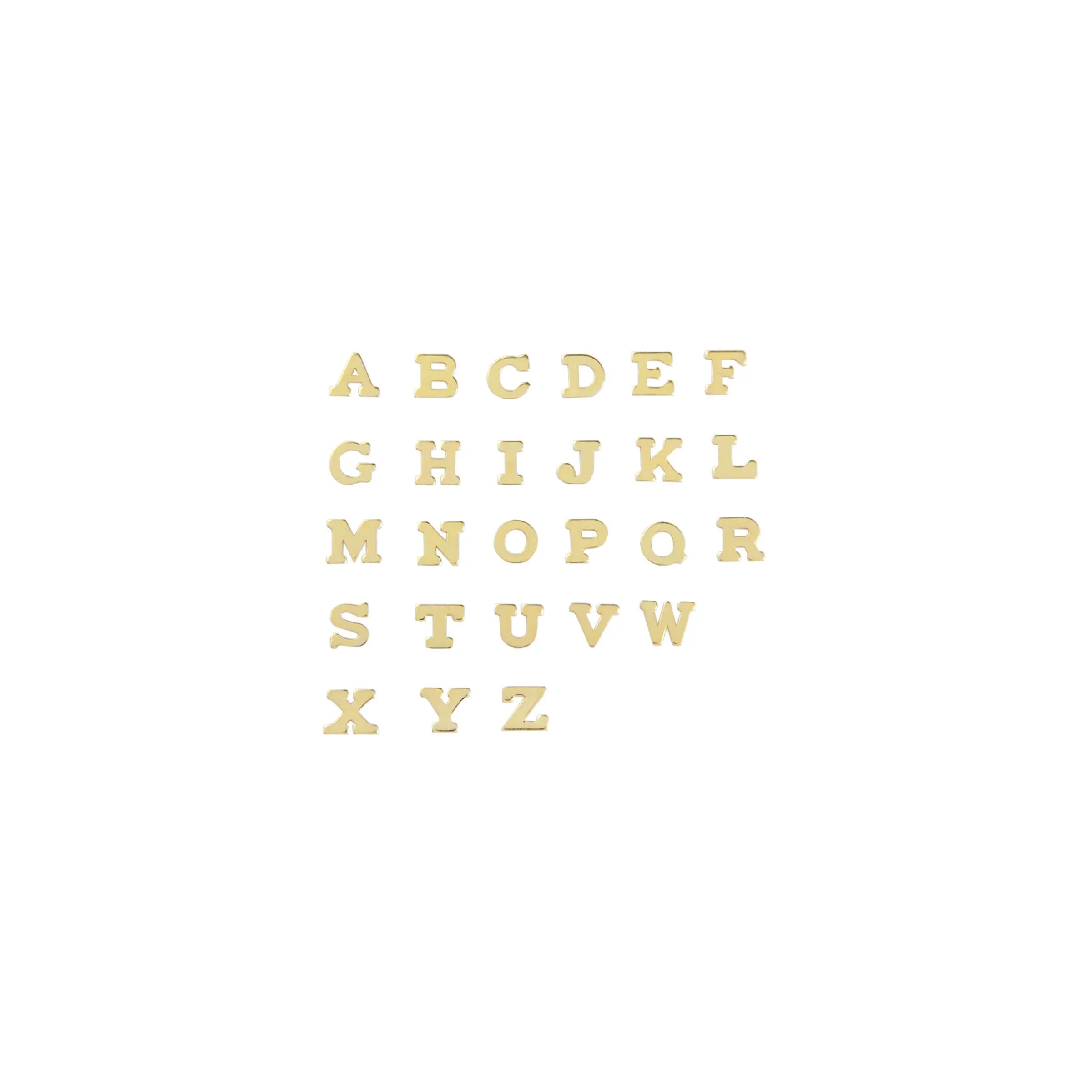 14K Gold Initial and Heart Necklace