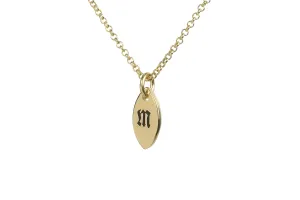 14k Gold Letter Necklace - Custom Name Pendant - Personalized Jewelry