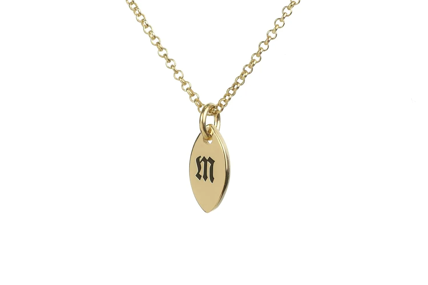 14k Gold Letter Necklace - Custom Name Pendant - Personalized Jewelry