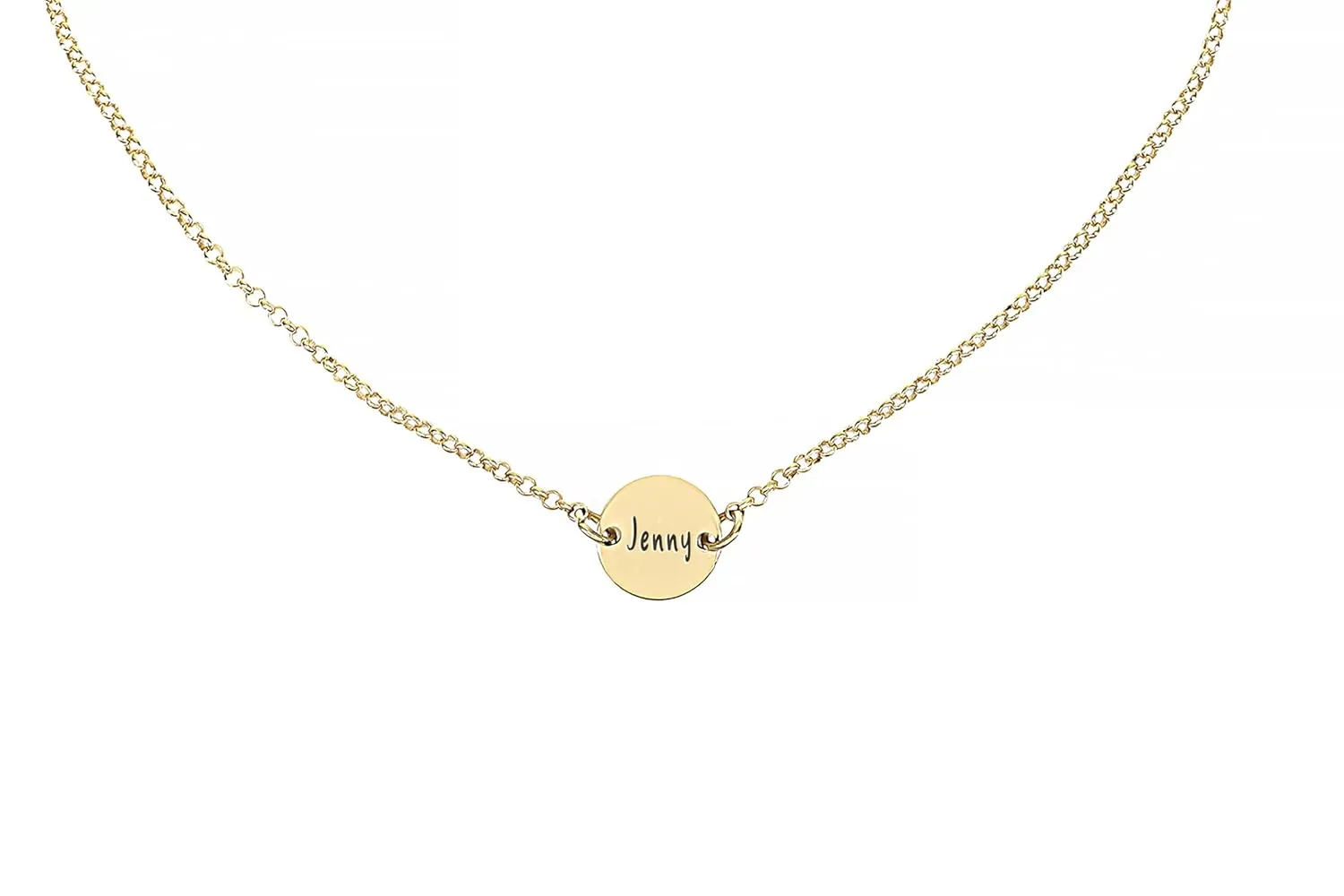 14k Gold Name Necklace - Customized Jewelry - Anniversary Gift - Christmas Present - Unisex Accessory