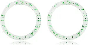 16G 20G Nose Septum Rings Acrylic Nose Nostril Hinged Hoop Ring Flexible Nose Rings Retainer Earring Clicker Helix Cartilage Piercing Jewelry for Women Men 8MM 10MM
