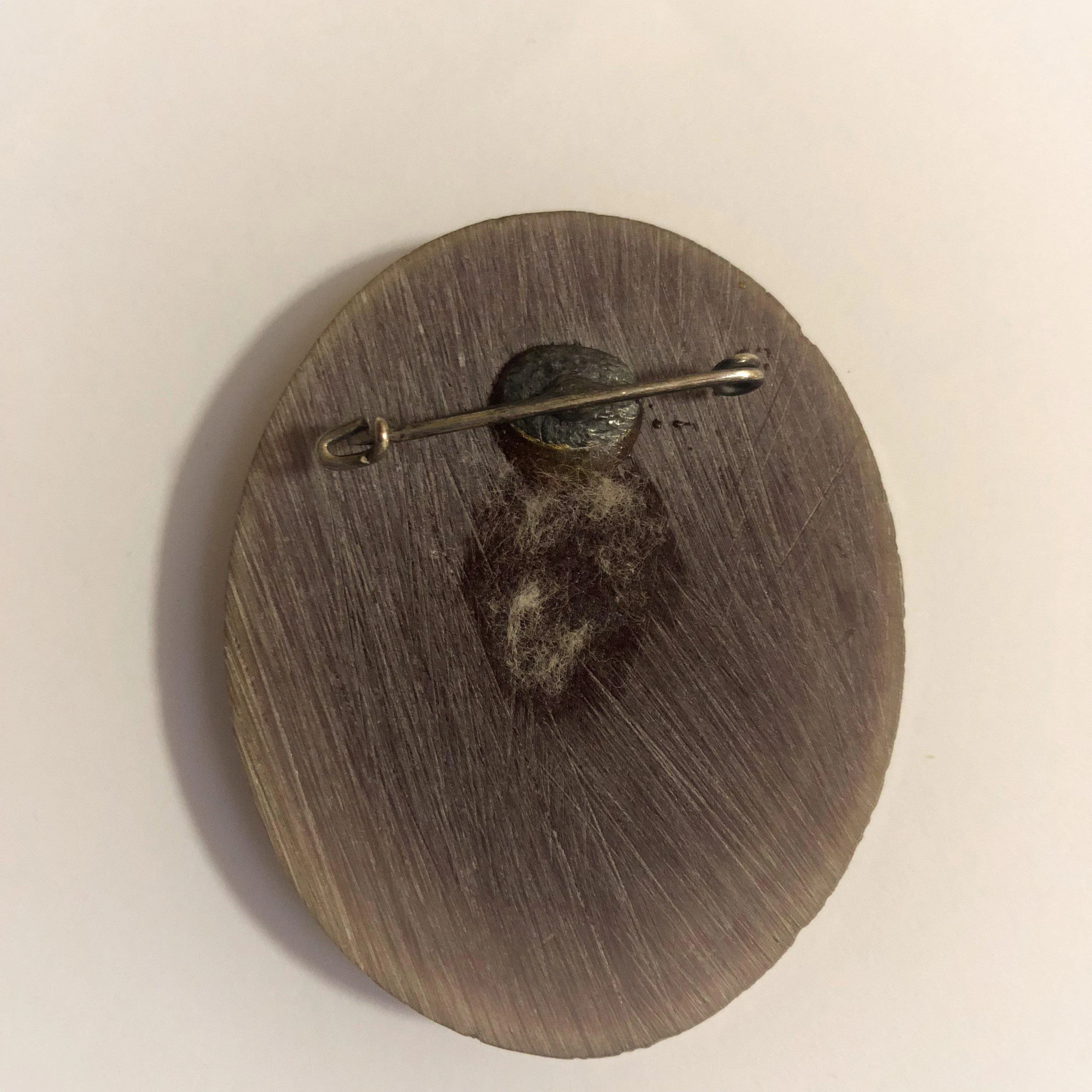 1960's Lucite Lady Head Brooch