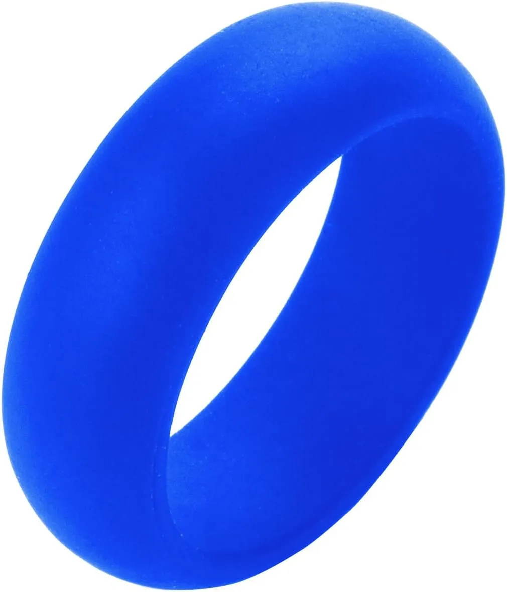 2 pcs-8MM Silicone Ring-Custom Engraved Silicone Rings for Couples - Personalized Wedding & Engagement Bands,Unique His & Hers Marriage Gift,Size 6-12