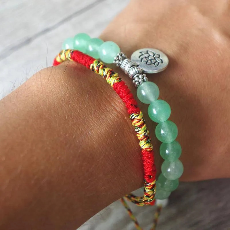 2 Piece Yoga Chakra Mala Bracelet Set