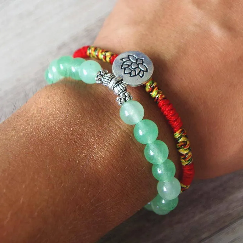 2 Piece Yoga Chakra Mala Bracelet Set