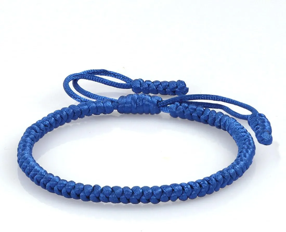 2/4/8Pcs Blue Friendship Bracelets, Blue Bracelets for Women, Blue Friendship Bracelets for Women, Adjustable Blue Braided Bracelet, Blue String Bracelet, Blue Bracelet for Men