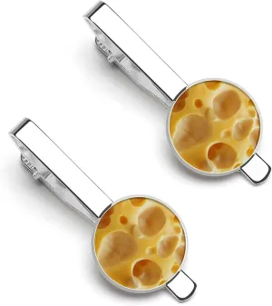 3d Cheese Tie Clip Classic Necktie Bar Pinch Clothing Accessories for Wedding Party Business