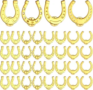 48 Pcs Horseshoe Pins Bulk Cowboy Cowgirl Western Enamel Lapel Pin Western Party Favor for Clothing Bag Hat Decor Jewelry Gift