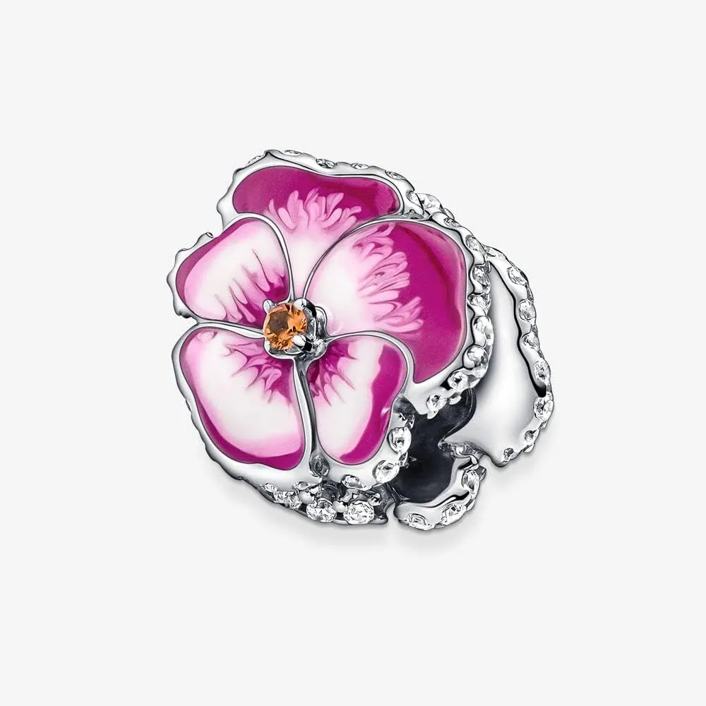 925 Sterling Silver Charms for Bracelets and Necklaces Cartoon Ducks and Flowers Dangle Pendant Beads Jewelry Gift for Women