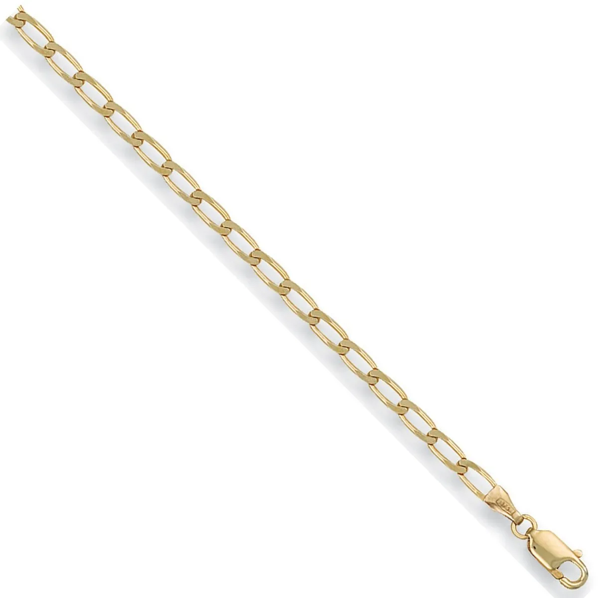 9ct Yellow Gold 3mm Rada Bracelet