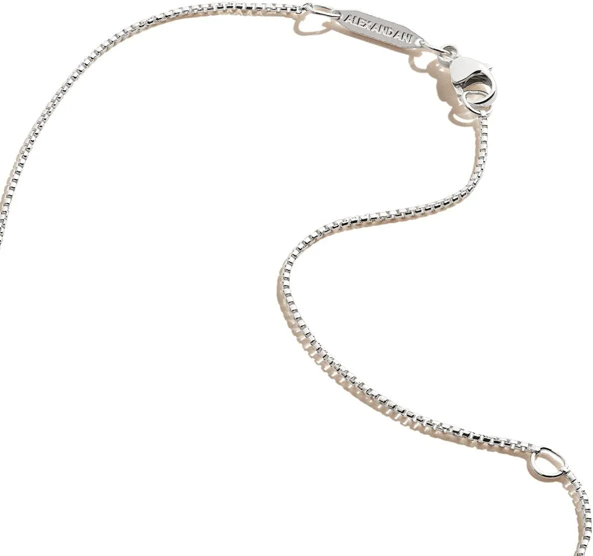 Alex and Ani Path of Symbols Adjustable Pull Chain Bracelet for Women, Cross Charm, Sterling Silver