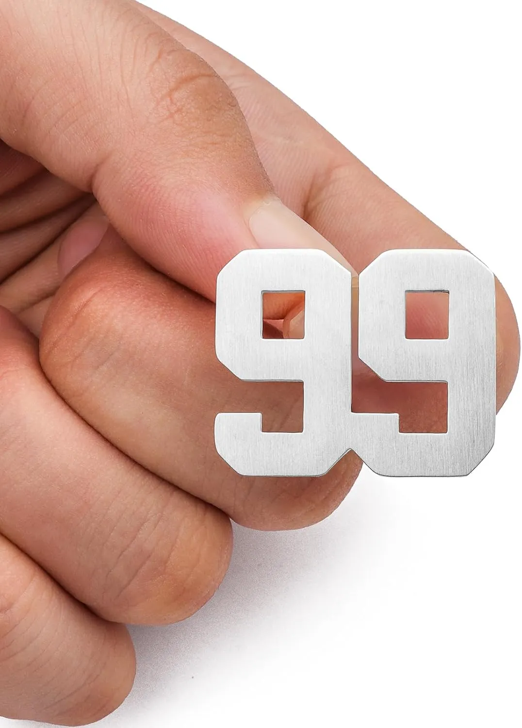 AMITER 0-100 Number Lapel Pins, Small Brooch Pin Tie Tacks for Suits Neckties & Hats, Personalized Gifts for Women Men Boys Girls