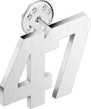 AMITER 0-100 Number Lapel Pins, Small Brooch Pin Tie Tacks for Suits Neckties & Hats, Personalized Gifts for Women Men Boys Girls