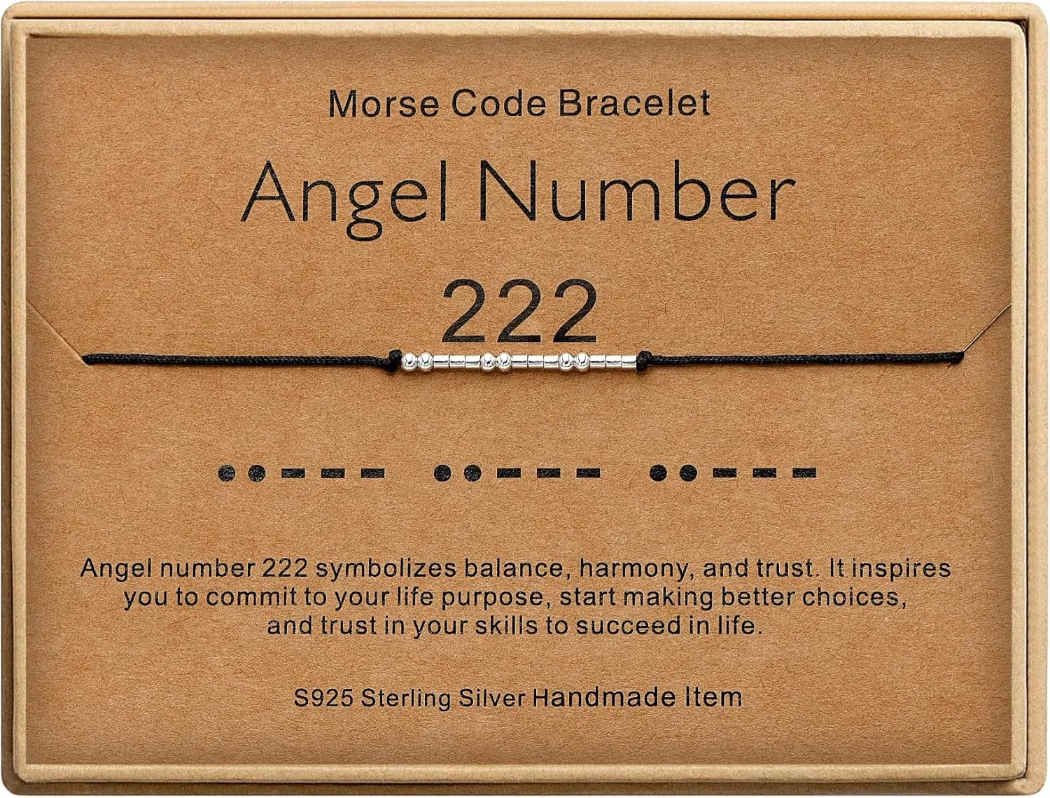 Angel Number Bracelets for Women Number Morse Code Bracelets Numerology Jewelry Inspirational Gifts for Women