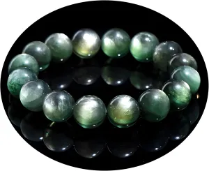 Bead Bracelets for Women Men, Natural Big Beads Handmade Gemstone Stretch Beaded Beads Bracelets with Gift Box and Bag
