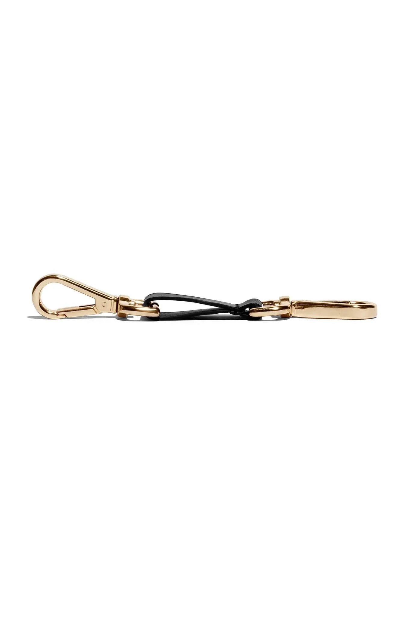 Black Leather Linotte Cuff Bracelets