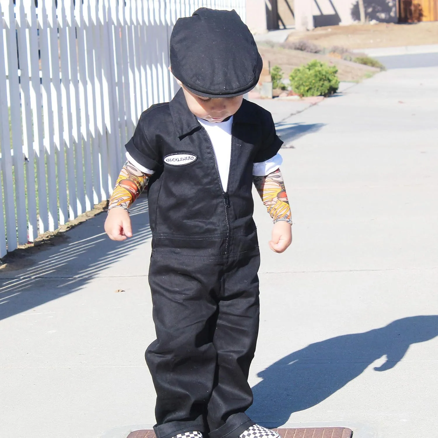 Born to Love Infant, Toddler Boys Pinstripe Driver Cap Baby Hat