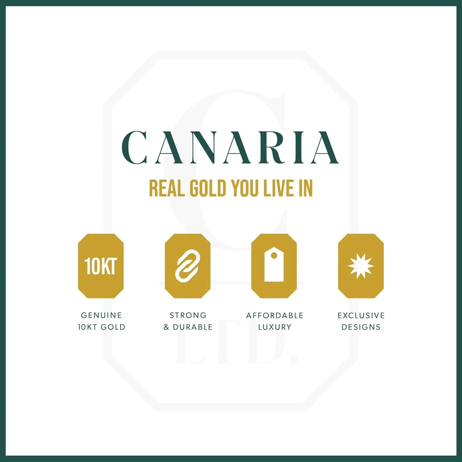 Canaria 10kt 2-Tone Gold Floral Heart Locket Necklace