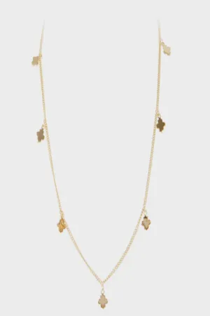 Clover Charm Necklace | Gold