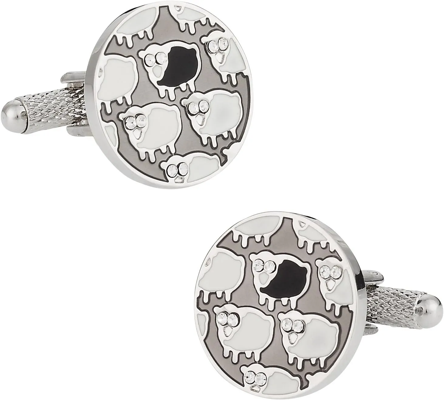 Cuff-Daddy Black Sheep Unique Outsider Cufflinks with Presentation Box