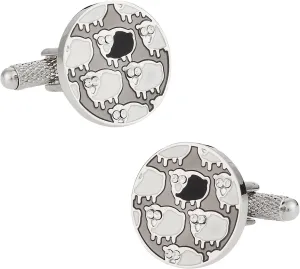 Cuff-Daddy Black Sheep Unique Outsider Cufflinks with Presentation Box