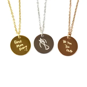 Custom Necklace for Women, Custom Necklace Name, Custom Necklace for Mom, Personalized Necklace Name, Actual Handwriting Necklace