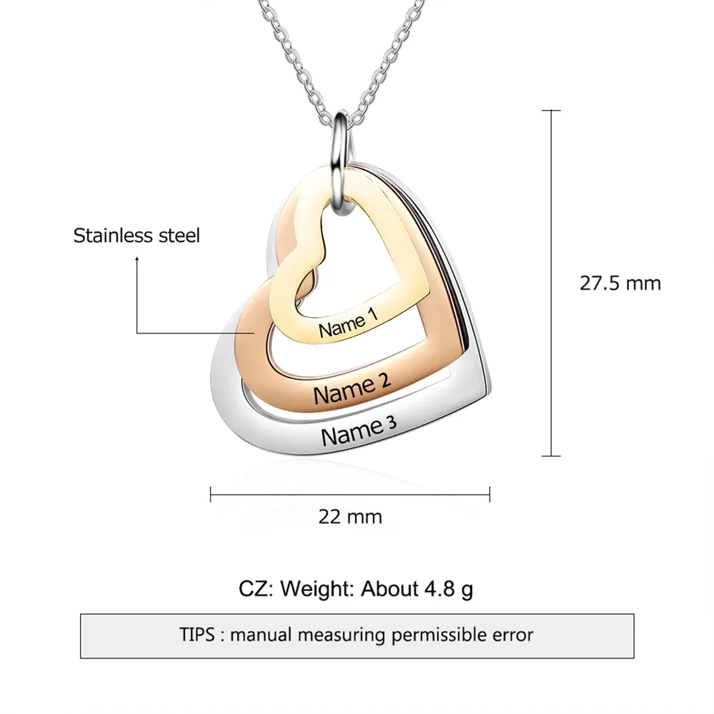 Custom Stainless Steel Heart Necklace