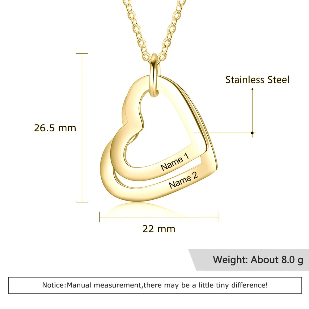 Custom Stainless Steel Heart Necklace