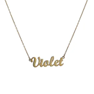 Customize Name NecklaceSterling Silver, Personalized Name Necklace for Women Girls, Custom Name Necklace, Necklace with Name Personalized Name, Adjustable Chain by HStudio