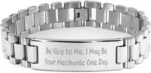 Cute Mechanic Gifts, Be Nice to Me. I May Be Your Mechanic One, Mechanic Ladder Bracelet From Colleagues, Gifts For Colleagues, Friendship bracelet, Climbing bracelet, Gift for her, Unique gift,