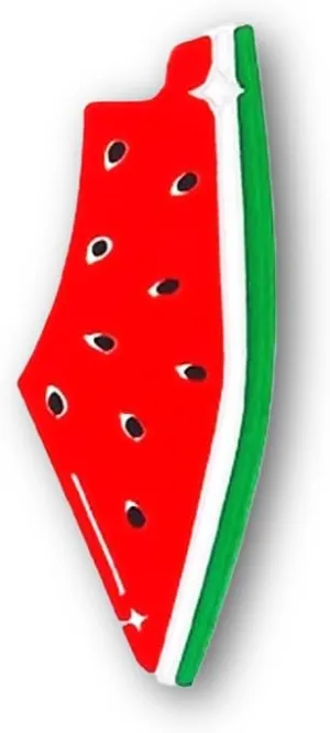 Cute Palestine Watermelon Pins Hot Summer Fruit Palestine Map Brooches Bag Decoration Badges Women Lapel Pin Jewelry Gift