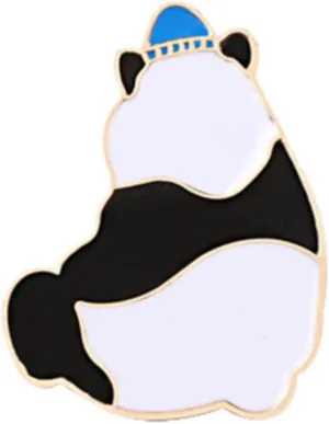 Cute Smile Panda Enamel Pin Cartoon Funny Animals Brooches Custom Badge Women Men Backpack Clothes Lapel Pins Jewelry for Kids
