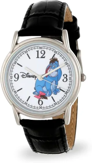 Disney Winnie the Pooh Adult Classic Cardiff Analog Quartz Leather Strap Watch