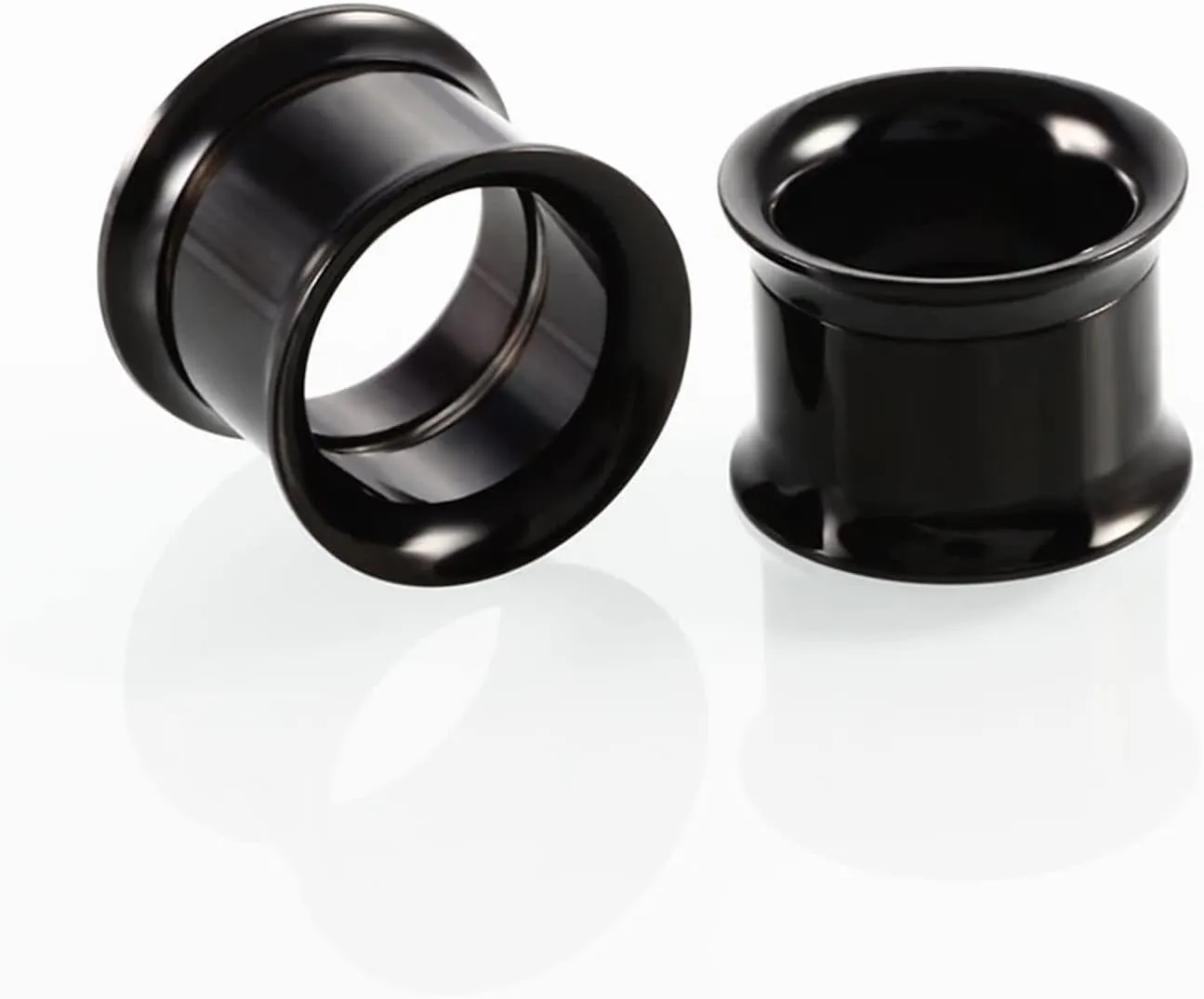 Ear Gauges for Women, Surgical Steel Gauges Kit Body Piercing Jewelry Tunnels Multicolor Hoop Unique Gifts for Men