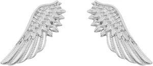 Elegant Angle Wings Brooches Pin,Fashion Guardian Angel Wings Brooch Pins Metal Feather Lapel Pin Suit Coat Breastpin for Women Men's Jewelry Accessories