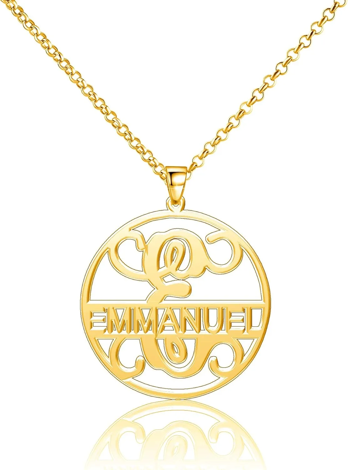 Emmanuel Necklace Personalized Necklace Sterling