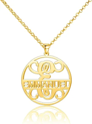 Emmanuel Necklace Personalized Necklace Sterling