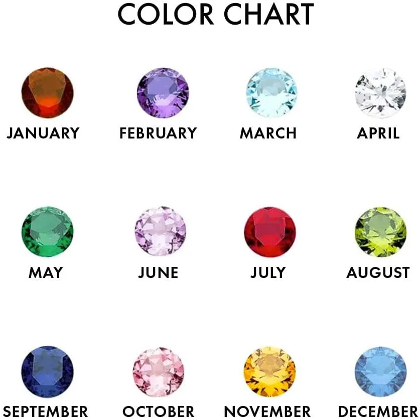 EVE'S ADDICTION Women's Custom Sterling Silver Two Stone CZ Birthstone Cross Ring, ring sizes 5 to 9 - Personalized Birthstone Jewelry for Her - Couples Ring - Gifts for Her - Gifts for Mom