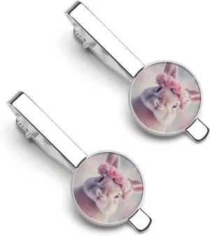Fairy Bunny Animal Tie Clip Classic Necktie Bar Pinch Clothing Accessories for Wedding Party Business