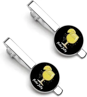Feelin' Salty Margarita Tie Clip Classic Necktie Bar Pinch Clothing Accessories for Wedding Party Business