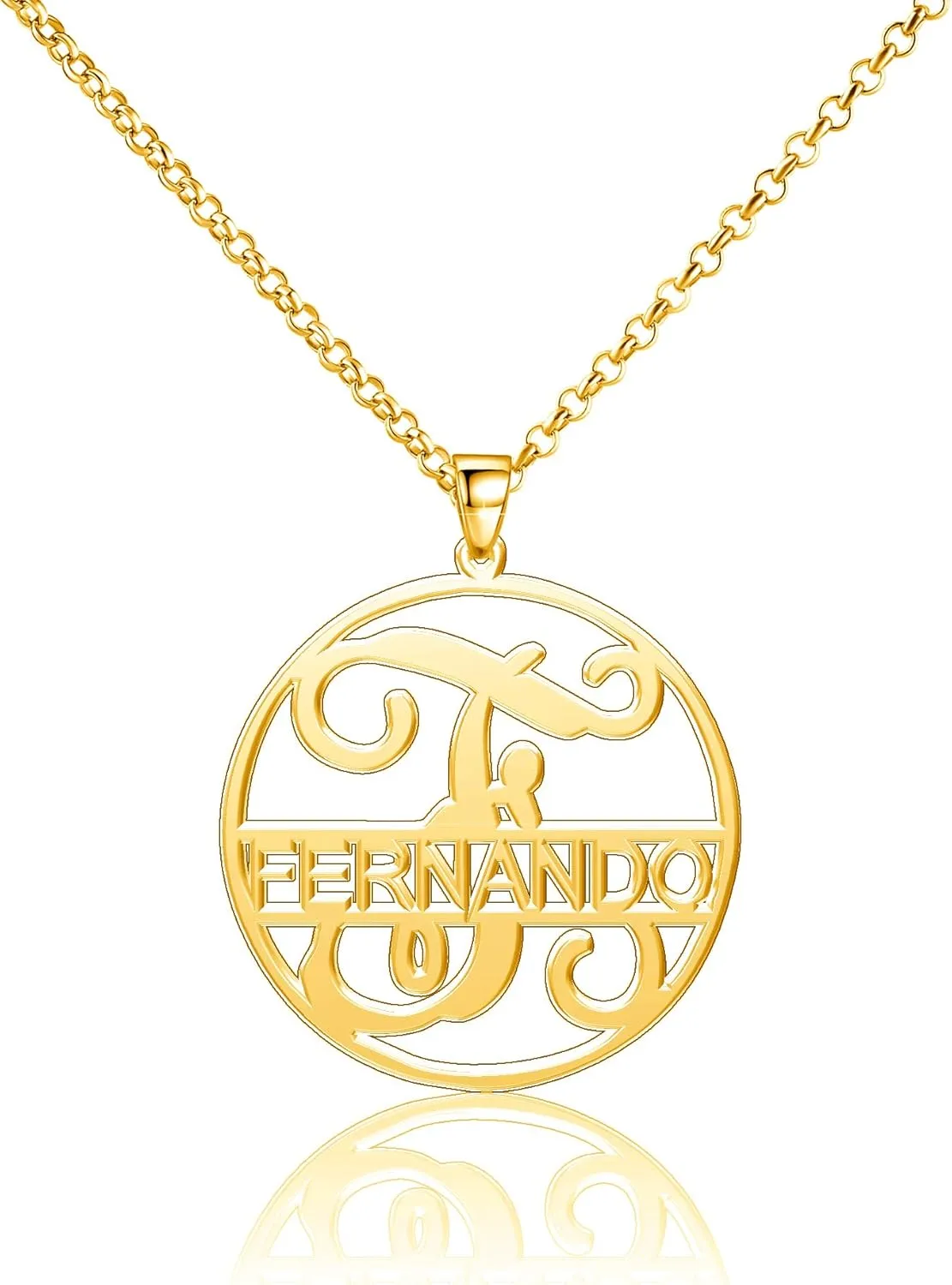 Fernando Necklace Personalized Necklace Sterling Silver