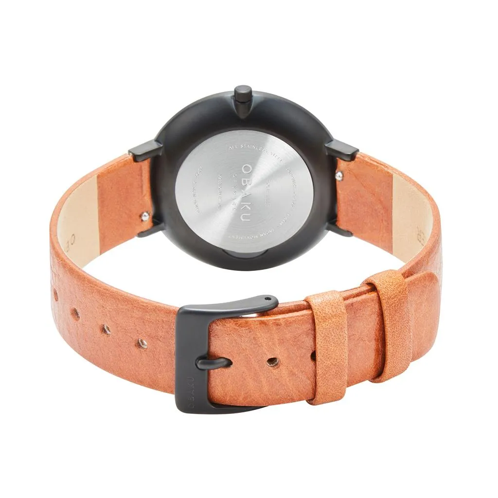 Folie Lille Tawny Women's Watch by Obaku