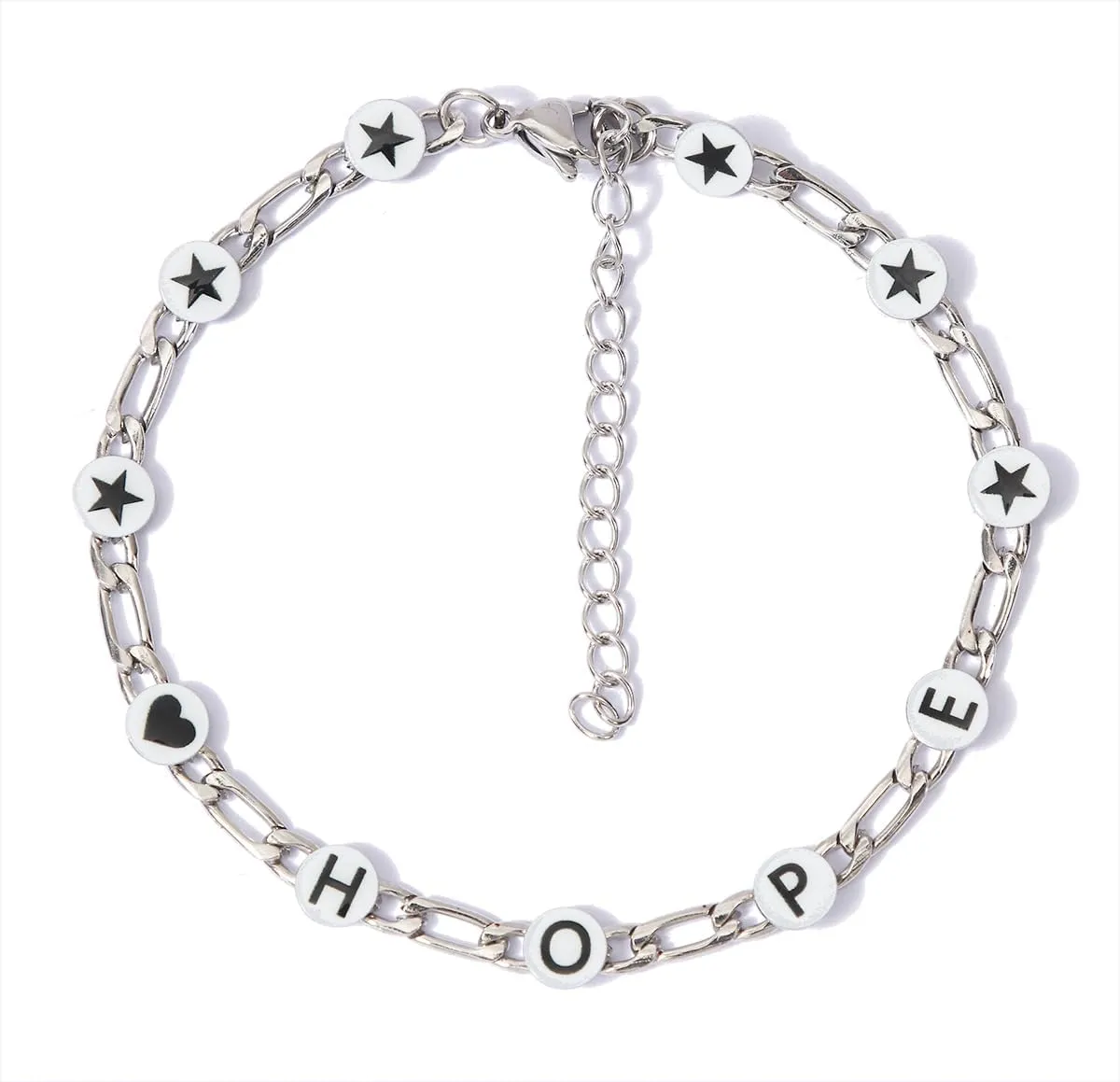 Friendship Bracelets for Women Stainless Steel Chain Link Bracelet Preppy Bracelets