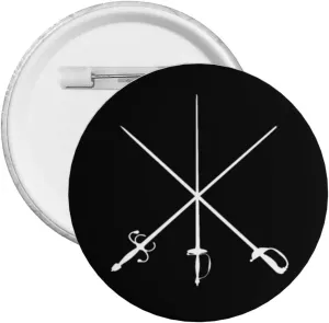 Funny-Fence-Fencing-Gifts for Women Men Gifts Pin Women Girls Pin Brooches Funny and Cute Pins for Clothes - Medium
