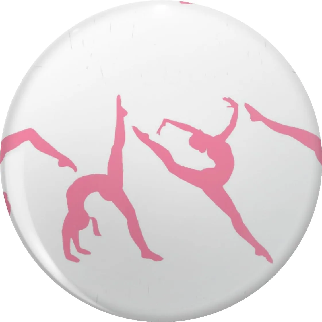 Funny Gymnastics Gymnast Gift For Girls Women Cool Cartwheel Pin Lapel Pin Cute Brooch Pins Badges 0.75"