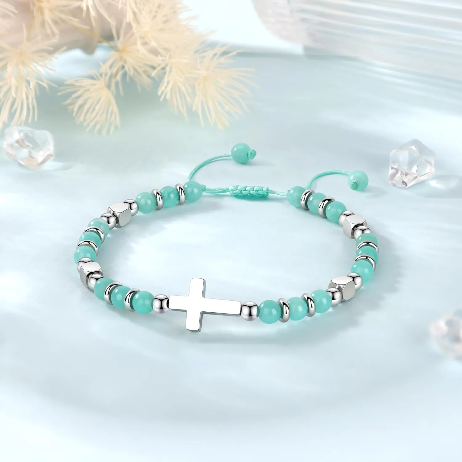 Gifts for Teen Trendy Stuff Natural Stone Bracelets Teen Birthday Gifts Cute Teenager Jewelry for Back to Scool East Christmas Gifts