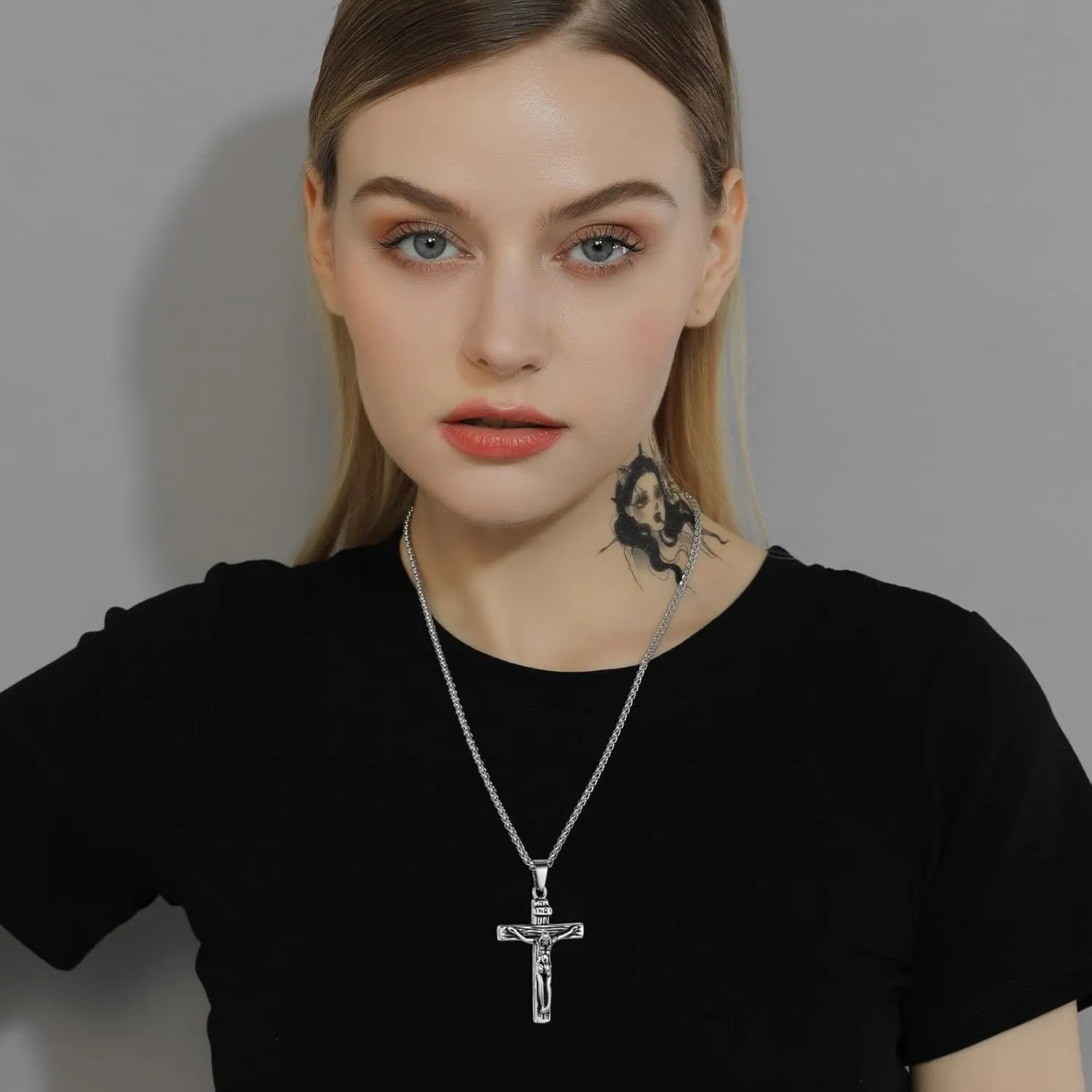 GOLDCHIC JEWELRY Urn Necklaces for Ashes, Stainless Steel Pet/Cross/Birthstone/Tree of Life Personalized Keepsake Memorial Jewelry for Women