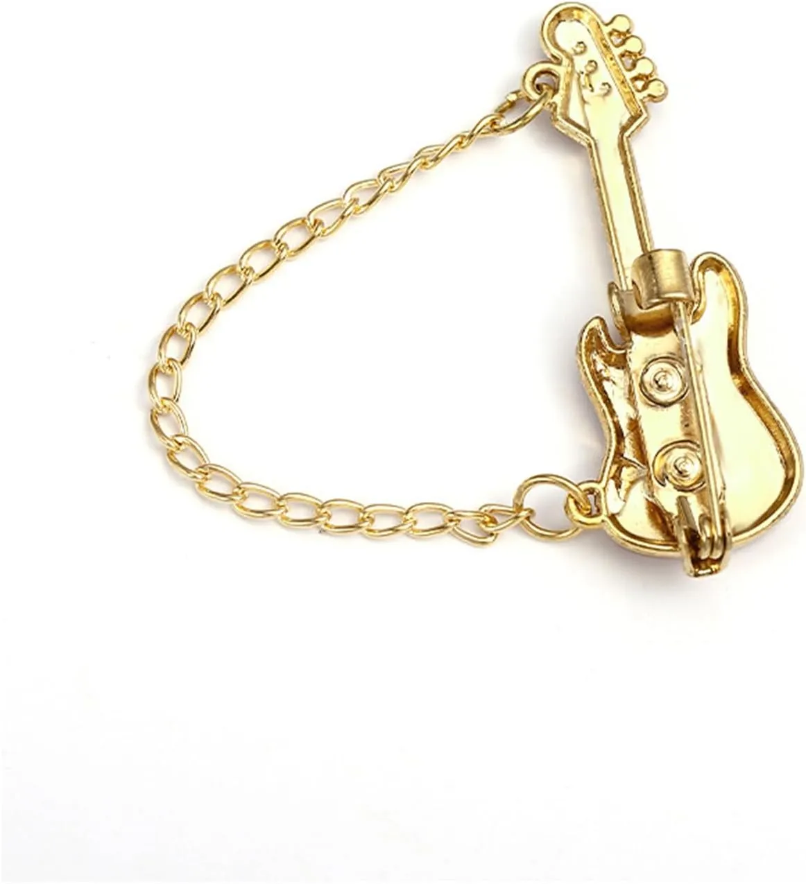 Guitar Tassel Chain Brooch Pin Cute Enamel Musical Instrument Badges on Backpack Guitar Brooches Badges Pins Present Gifts Accessories Brooch